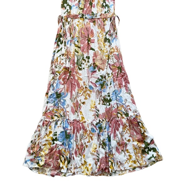 New Directions Spring Blooms Floral Dress Off the Shoulder Size Small - Picture 4 of 8
